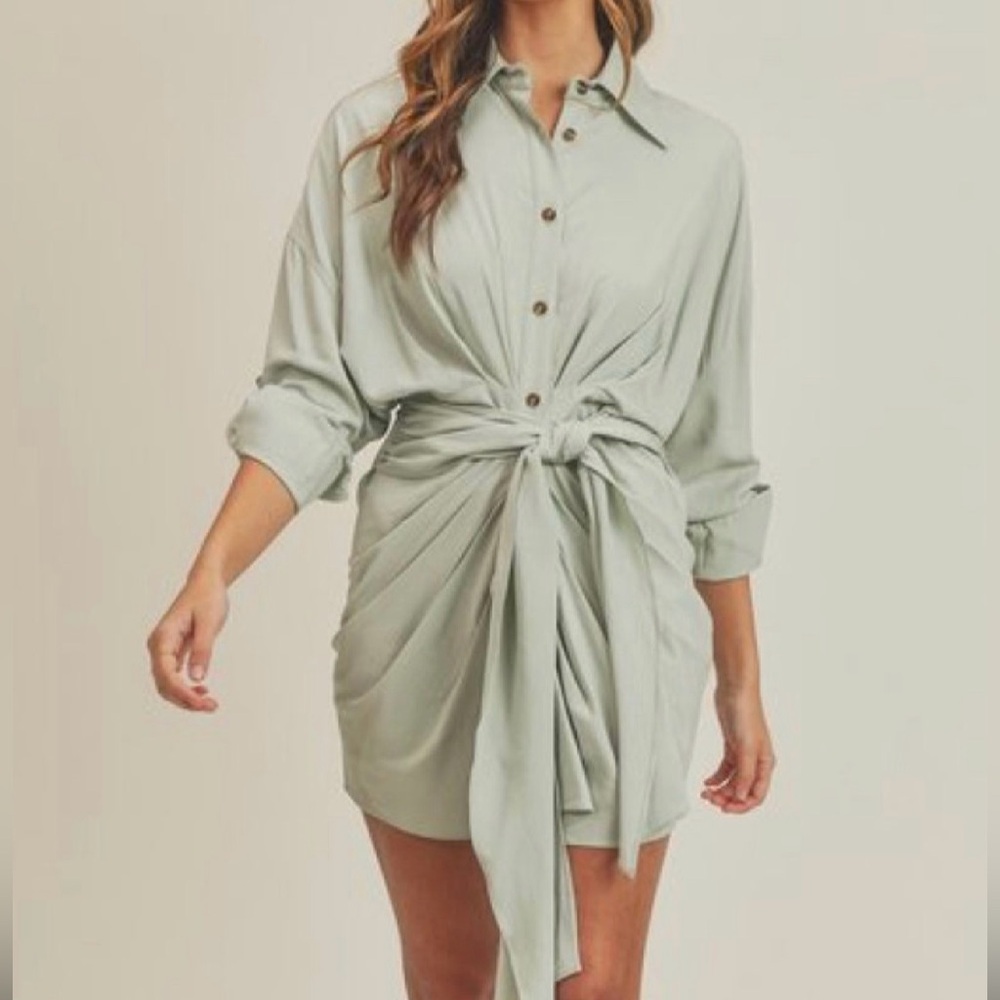 Mable mini shirt dress